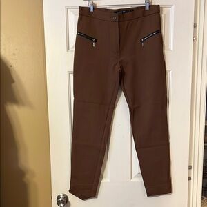 Insights Brown Slim Fit Pants